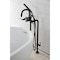 Aqua Vintage CCK8405DKL Freestanding Tub Faucet with Supply Line, Stop Valve, Oil Rubbed Bronze CCK8405DKL - alternate 5